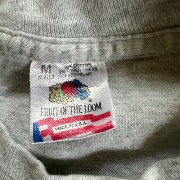 VTG 1999 Thunder Classic Soccer T-Shirt M Gray "Lightning Strikes" Brenham Texas - Picture 3 of 9